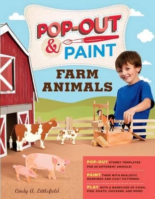 Book cover for Pop out & Paint Farm Animals