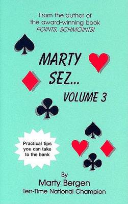 Book cover for Marty Sez...