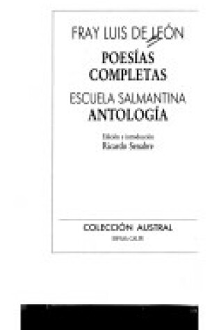 Cover of Poesias Completa / Escuela Salmantina