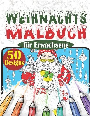 Book cover for Weihnachtsmalbuch fur Erwachsene