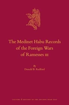 Book cover for The Medinet Habu Records of the Foreign Wars of Ramesses III