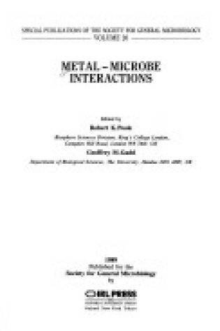 Cover of Metal-microbe Interactions