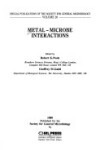 Book cover for Metal-microbe Interactions