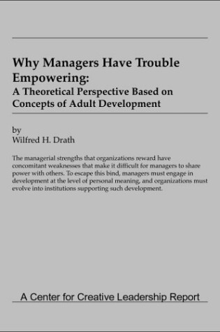 Cover of Why Managers Have Trouble Empowering