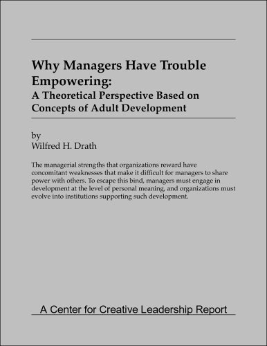 Book cover for Why Managers Have Trouble Empowering