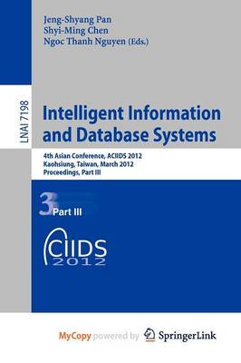 Cover of Intelligent Information and Database Systems