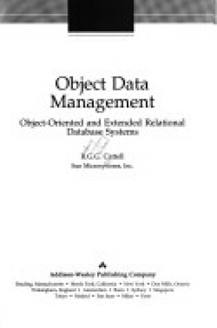 Cover of Object Data Management