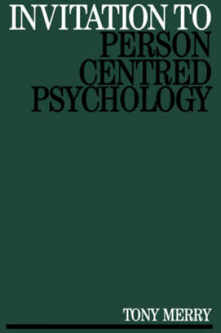 Cover of Invitation to Person Centred Psychology