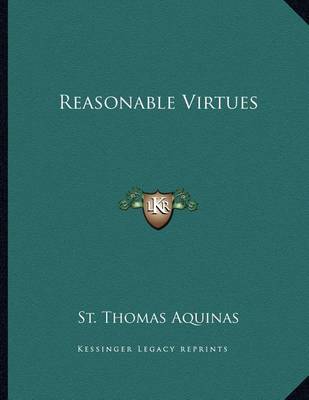 Book cover for Reasonable Virtues