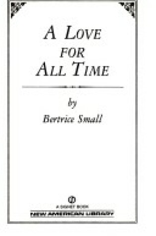 Cover of Small Bertrice : Love for All Time (Large Format)