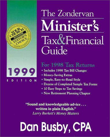 Cover of The Zondervan 1999 Minister's Tax & Financial Guide