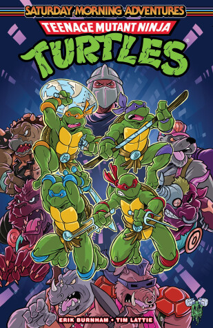 Book cover for Teenage Mutant Ninja Turtles: Saturday Morning Adventures, Vol. 1