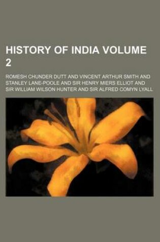 Cover of History of India Volume 2