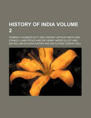 Book cover for History of India Volume 2