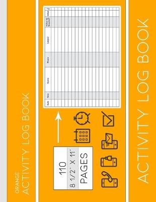 Book cover for Orange Activity Log