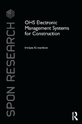 Cover of Ohs Electronic Management Systems for Construction