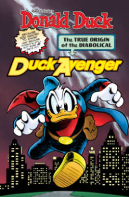 Book cover for Donald Duck The Diabolical Duck Avenger