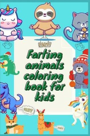 Cover of farting animals coloring book