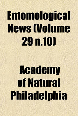 Book cover for Entomological News (Volume 29 N.10)