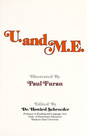 Book cover for U. and M.E.