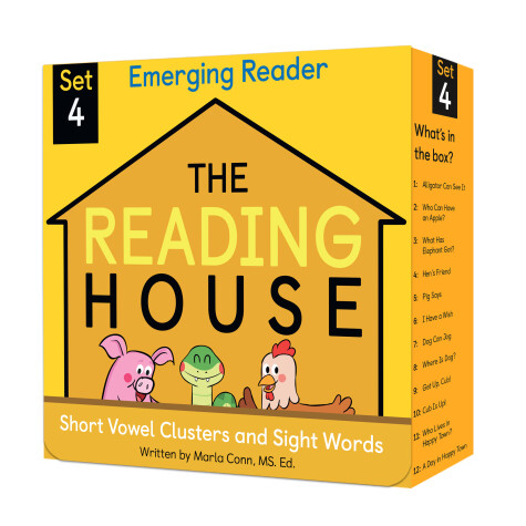 Book cover for The Reading House Set 4: Short Vowel Clusters and Sight Words