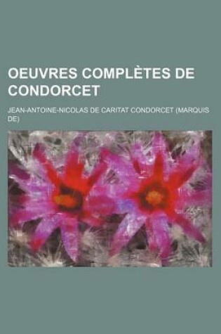 Cover of Oeuvres Completes de Condorcet (21)