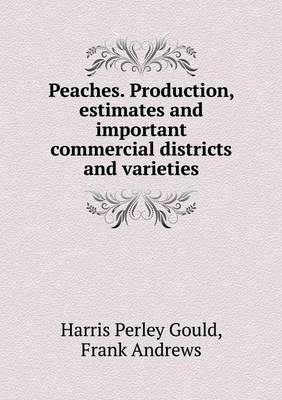 Book cover for Peaches. Production, estimates and important commercial districts and varieties