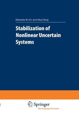 Book cover for Stabilization of Nonlinear Uncertain Systems