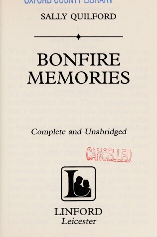 Cover of Bonfire Memories
