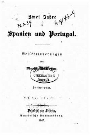 Cover of Zwei Jahre in Spanien und Portugal