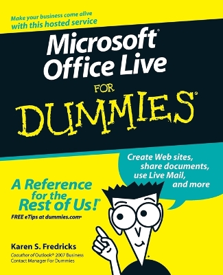 Book cover for Microsoft Office Live For Dummies