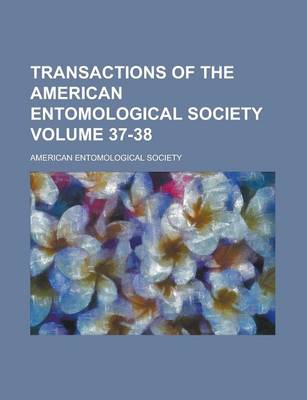 Book cover for Transactions of the American Entomological Society (V. 39 1913)
