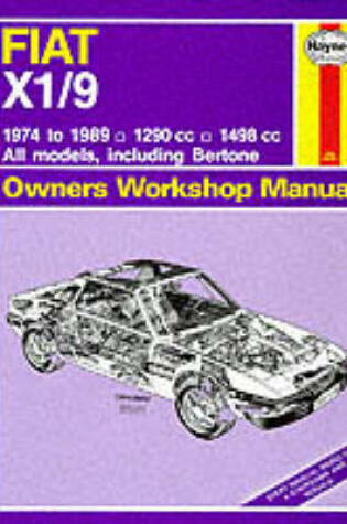 Cover of Fiat X1/9 1974-89 Owner's Workshop Manual