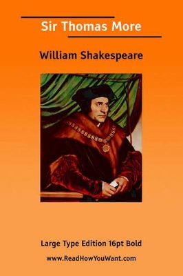 Book cover for Sir Thomas More (Large Print)