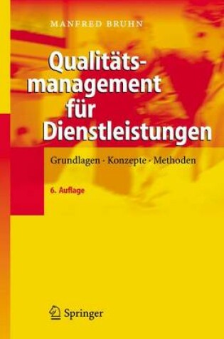 Cover of Qualitatsmanagement Fur Dienstleistungen