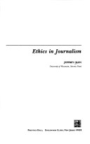 Cover of Ethics in Journalism