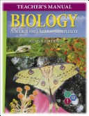 Book cover for Biology a Search for Order in Complexity Teacher Manual Grd 10-12