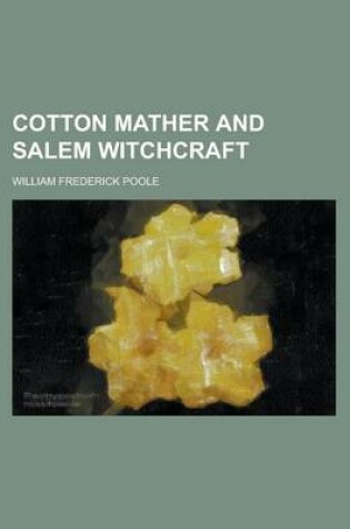 Cover of Cotton Mather and Salem Witchcraft