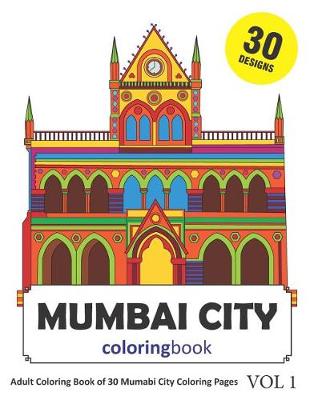 Book cover for Mumbai City Coloring Book