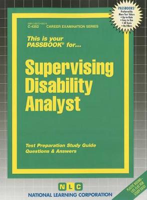 Book cover for Supervising Disability Analyst (IV, V)