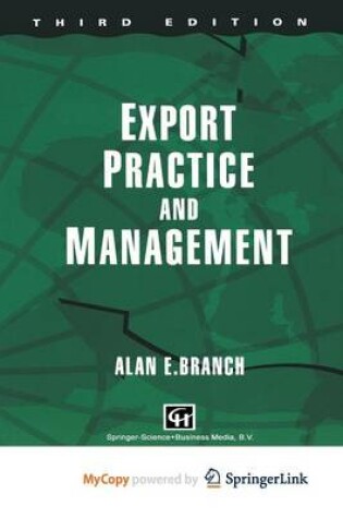 Cover of Export Practice and Management