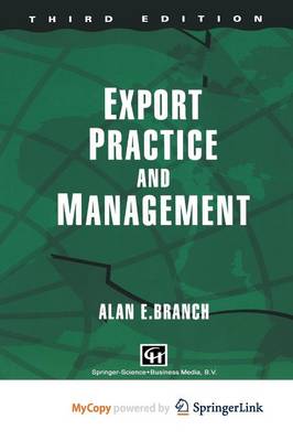 Cover of Export Practice and Management