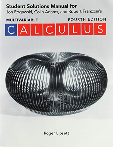 Book cover for Student Solutions Manual for Calculus Early and Late Transcendentals Multivariable