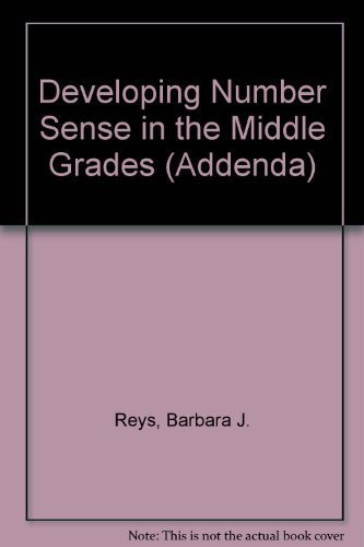 Book cover for Developing Number Sense in the Middle Grades