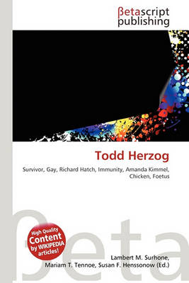 Cover of Todd Herzog