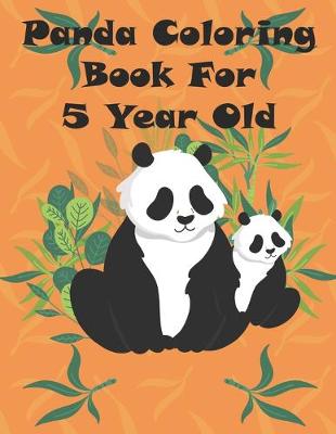 Book cover for Panda Coloring Book for 5 year old