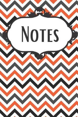 Book cover for Halloween Chevron Portable Notebook