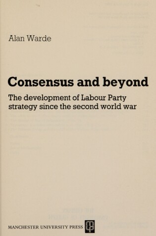 Cover of Consensus and Beyond