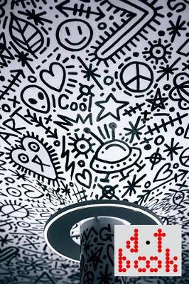 Cover of The Dot Book - A Dot Grid Notebook for Graphic Designers - Graffiti Series - 006