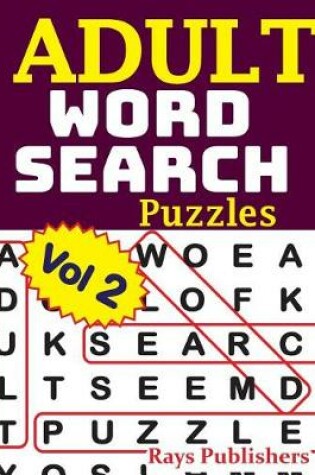 Cover of ADULT WORD SEARCH Puzzles Vol 2